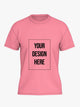 Custom T Shirt - Pink Color Premium Personalized T-Shirts by Shopsery image 0