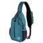 Crossbody Sling Backpack – Lightweight Travel & Hiking Chest Bag for Everyday Adventures - B-Teal Blue image