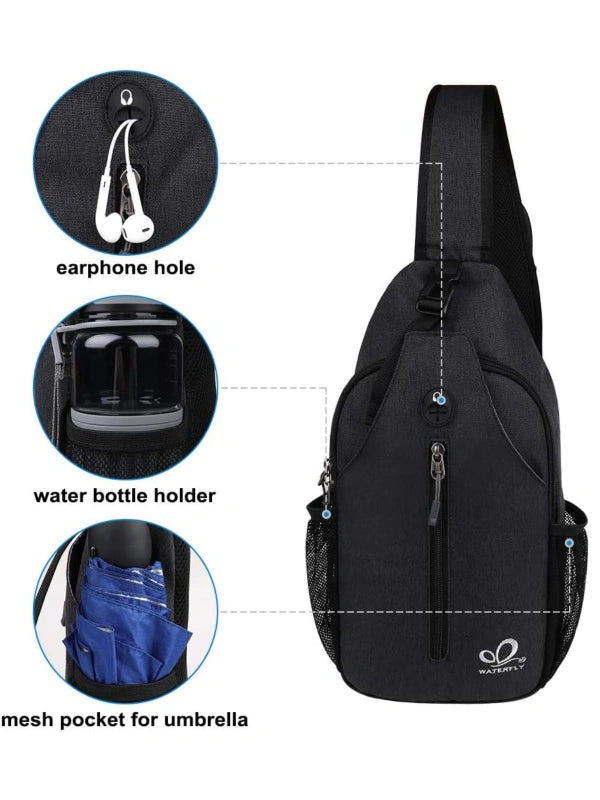 Crossbody Sling Backpack – Lightweight Travel & Hiking Chest Bag for Everyday Adventures image 5