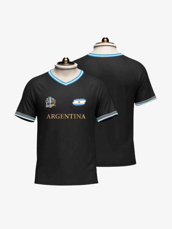 Argentina World Cup Signature Jersey (Black) by Shopsery image 0