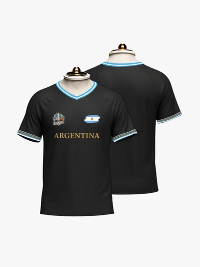 Argentina World Cup Signature Jersey (Black) by Shopsery image 0