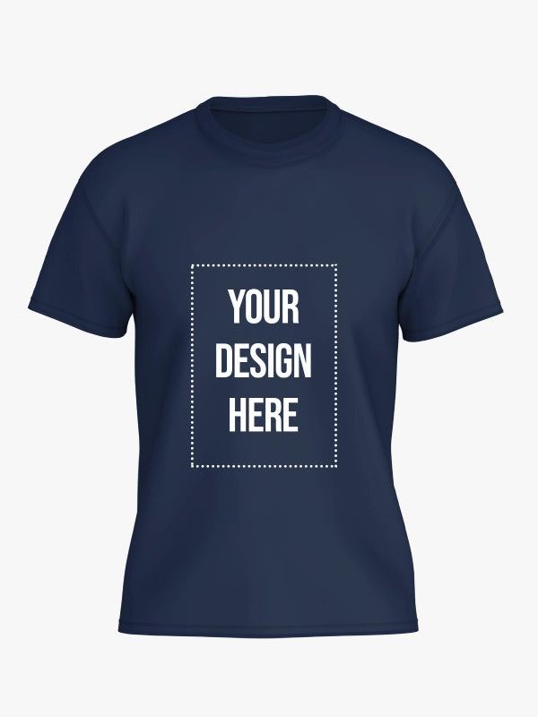 Custom T Shirt - Navy Blue Color Premium Personalized T-Shirts by Shopsery image 0