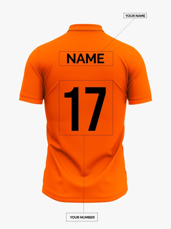 Custom Printed Polo T-Shirts – Premium Cotton (Orange) | Company Polo Shirts with Logo image 1
