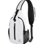 Crossbody Sling Backpack – Lightweight Travel & Hiking Chest Bag for Everyday Adventures - White Blue image