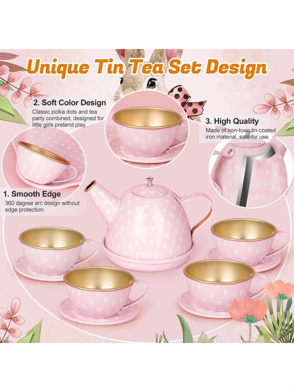 49PCS Tea Party Set for Little Girls by Shopsery image 4
