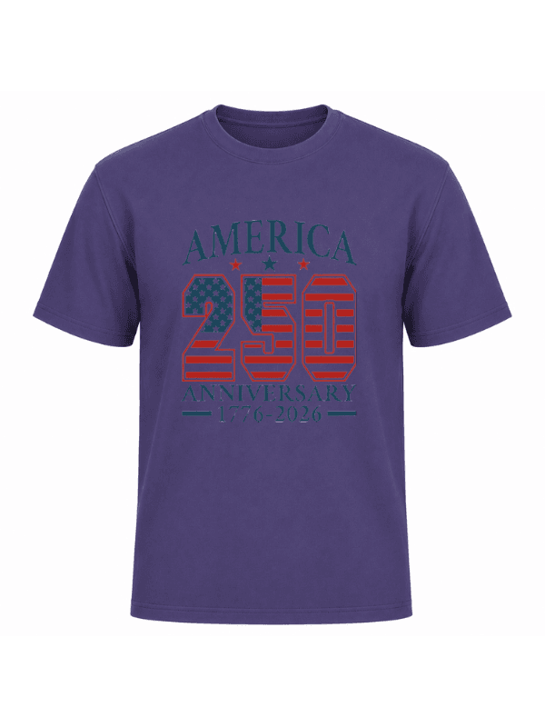 America 250 Anniversary T-Shirt | USA 250th Birthday Shirt | Semiquincentennial 1776–2026 Patriotic Graphic Tee image 5