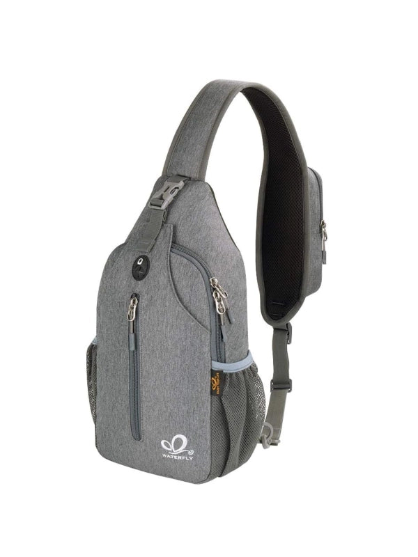 Crossbody Sling Backpack – Lightweight Travel & Hiking Chest Bag for Everyday Adventures - Dark Gray image