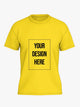 Custom T Shirt - Yellow Color Premium Personalized T-Shirts by Shopsery image 0