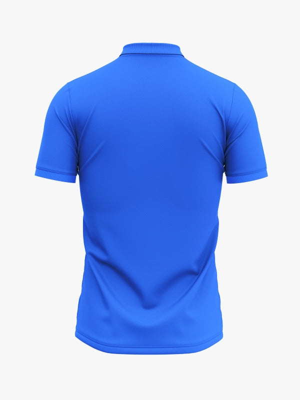 Custom Printed Polo T-Shirts – Premium Cotton (Royal Blue) | Company Polo Shirts with Logo image 3