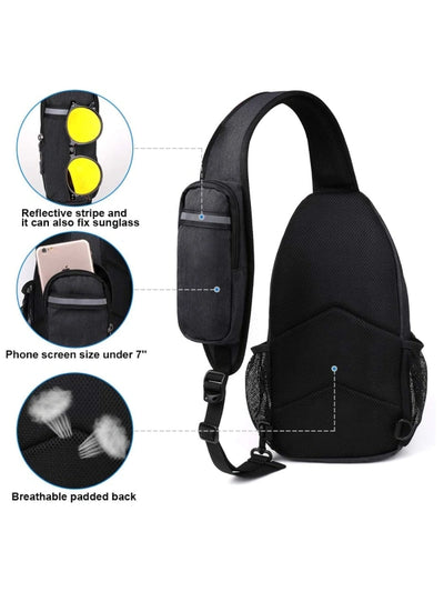 Crossbody Sling Backpack – Lightweight Travel & Hiking Chest Bag for Everyday Adventures image 1