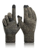 Winter Gloves – Warm Touchscreen Non-Slip Design - Black Grey image