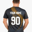 Custom Black and Gold Dotted Round Neck Sports Jersey by Shopsery image 2