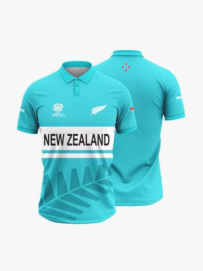 New Zealand T20 World Cup Cricket Jersey 2024 – Fan Version by Shopsery image 0