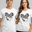 Disney Floral Mouse Ears Shirt | Matching Family Vacation T-Shirt | Disney World Unisex T-Shirt image 0