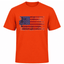 Vintage American Flag Patriotic T-Shirt | Distressed USA Flag Graphic Tee | Classic Red White Blue Independence Day Shirt image 7
