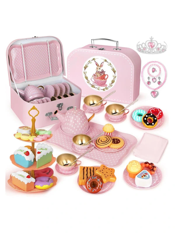 49PCS Tea Party Set for Little Girls by Shopsery image 0