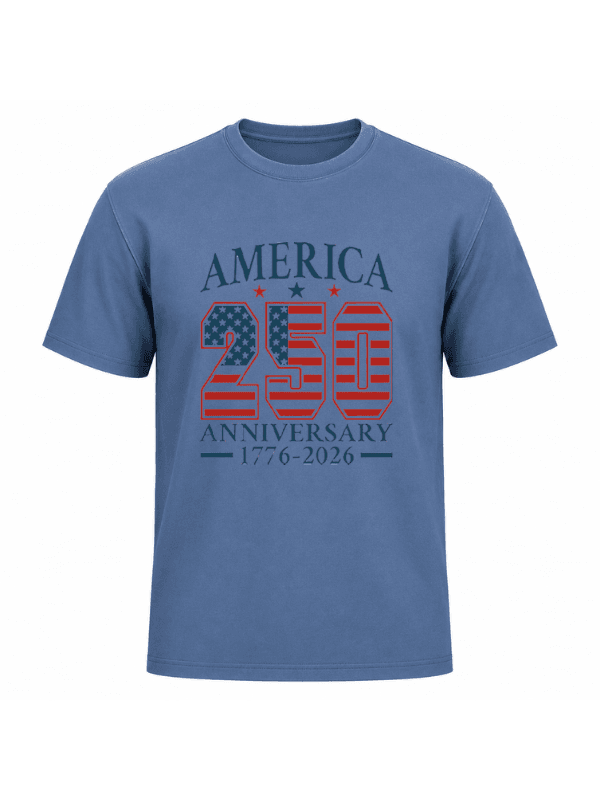 America 250 Anniversary T-Shirt | USA 250th Birthday Shirt | Semiquincentennial 1776–2026 Patriotic Graphic Tee image 12
