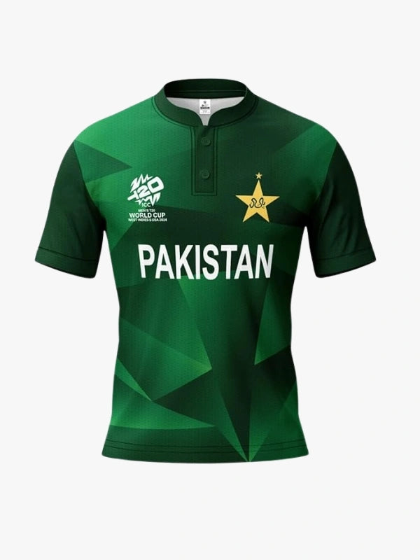 Pakistan T20 World Cup Cricket Jersey 2024 – Fan Version by Shopsery image 3