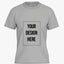 Custom T Shirt -Gray Color Premium Personalized T-Shirts by Shopsery image 0