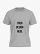 Custom T Shirt -Gray Color Premium Personalized T-Shirts by Shopsery image 0