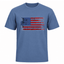 Vintage American Flag Patriotic T-Shirt | Distressed USA Flag Graphic Tee | Classic Red White Blue Independence Day Shirt image 14