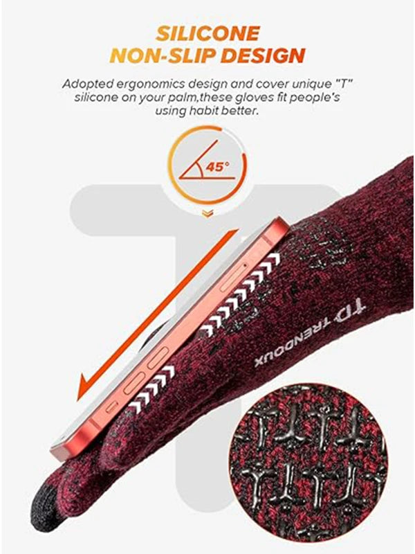 Winter Gloves – Warm Touchscreen Non-Slip Design image 3