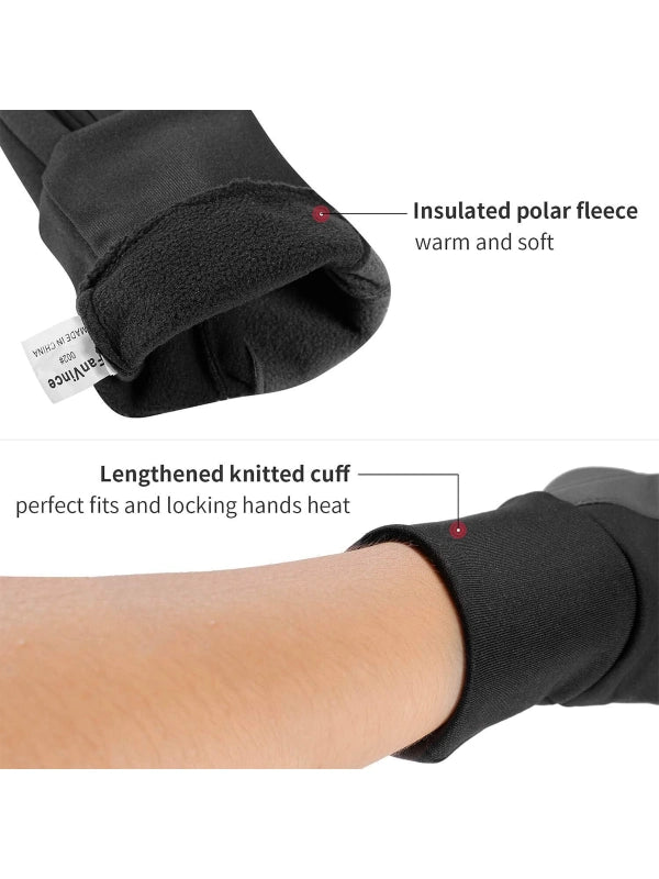 FanVince Winter Gloves Black by Shopsery image 2