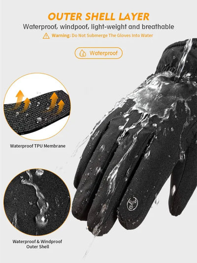 3M Thinsulate Waterproof & Warm Winter Gloves by Shopsery image 1