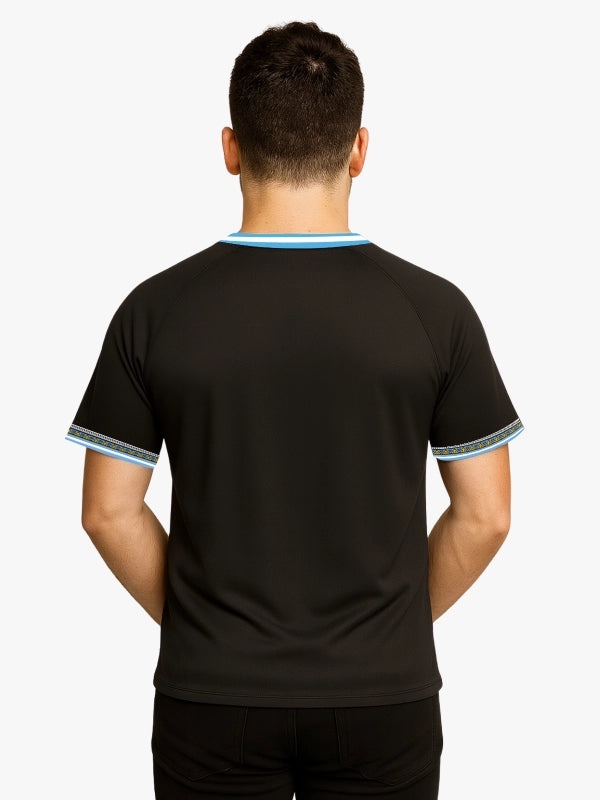 Argentina World Cup Signature Jersey (Black) by Shopsery image 3