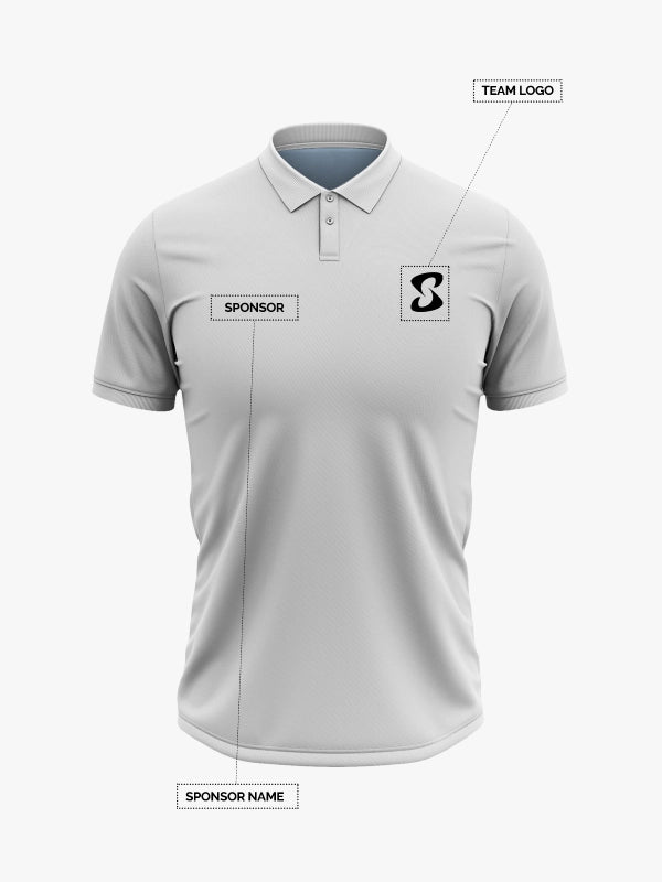 Custom Printed Polo T-Shirts – Premium Cotton (Gray) | Company Polo Shirts with Logo image 0