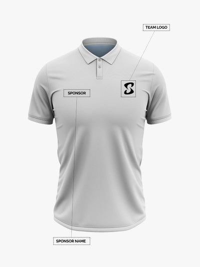 Custom Printed Polo T-Shirts – Premium Cotton (Gray) | Company Polo Shirts with Logo image 0