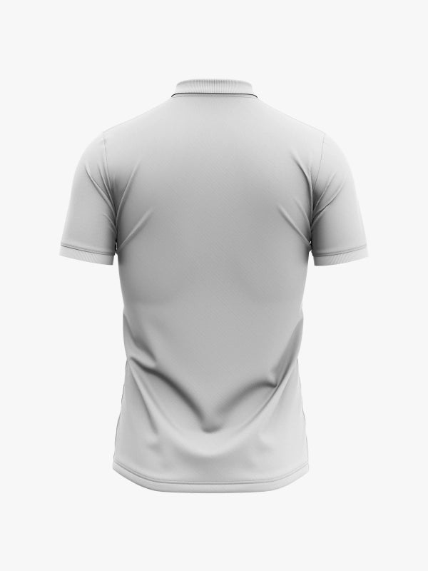 Custom Printed Polo T-Shirts – Premium Cotton (Gray) | Company Polo Shirts with Logo image 3