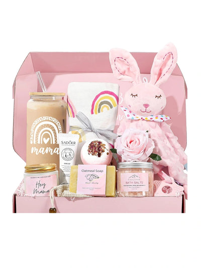 10-Piece New Mom Gift Set for Baby Girls by Shopsery image 0