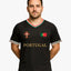 Portugal World Cup Signature Jersey (Black) By Shopsery image 1