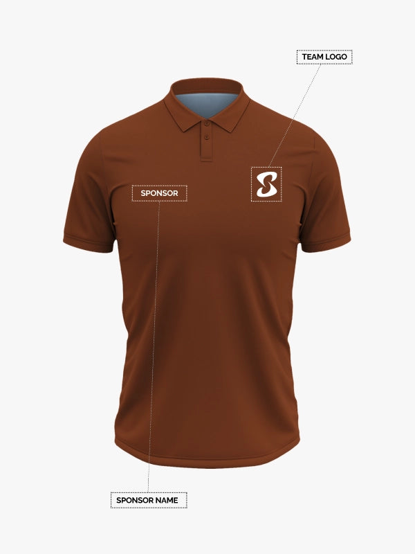 Custom Printed Polo T-Shirts – Premium Cotton (Coffee) | Company Polo Shirts with Logo image 0