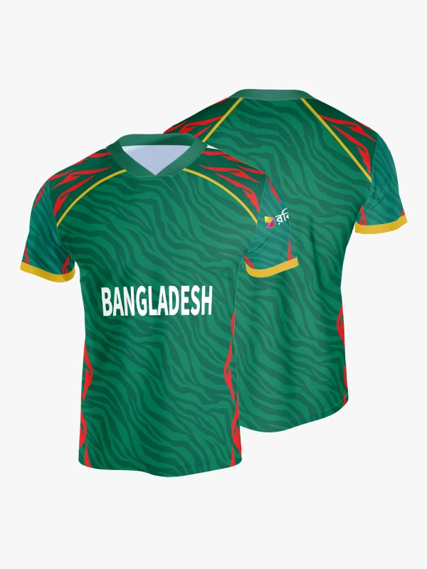 Customized Bangladesh T20 World Cup Cricket Jersey 2024 – Fan Version by Shopsery image 0