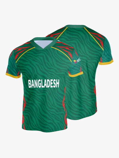 Customized Bangladesh T20 World Cup Cricket Jersey 2024 – Fan Version by Shopsery image 0