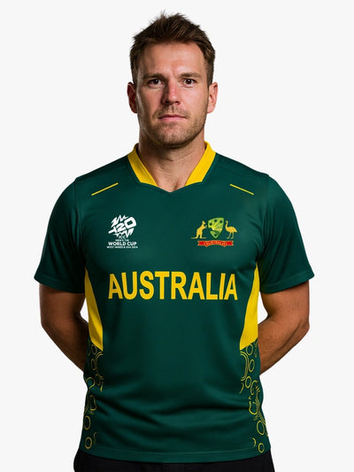Australia T20 World Cup Cricket Jersey 2024 – Fan Version by Shopsery image 1