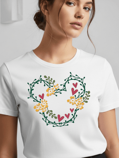 Disneyland Floral Mickey Shirt | Disney World Family Vacation Tee | Unisex T-Shirt image 1