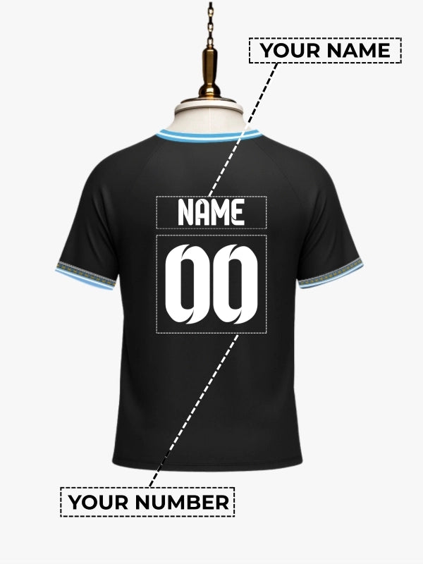 Argentina World Cup Signature Jersey (Black) by Shopsery image 5