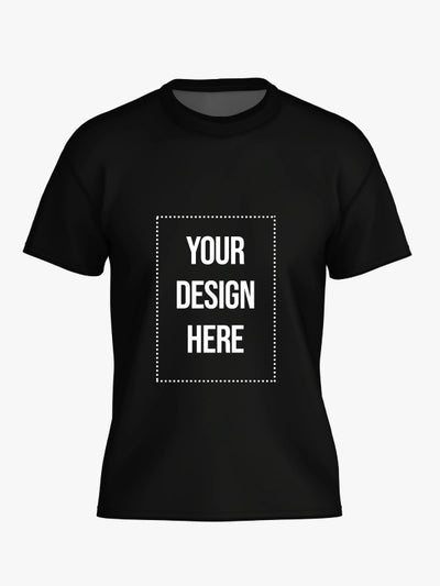 Custom T Shirt -Black Color Premium Personalized T-Shirts by Shopsery image 0